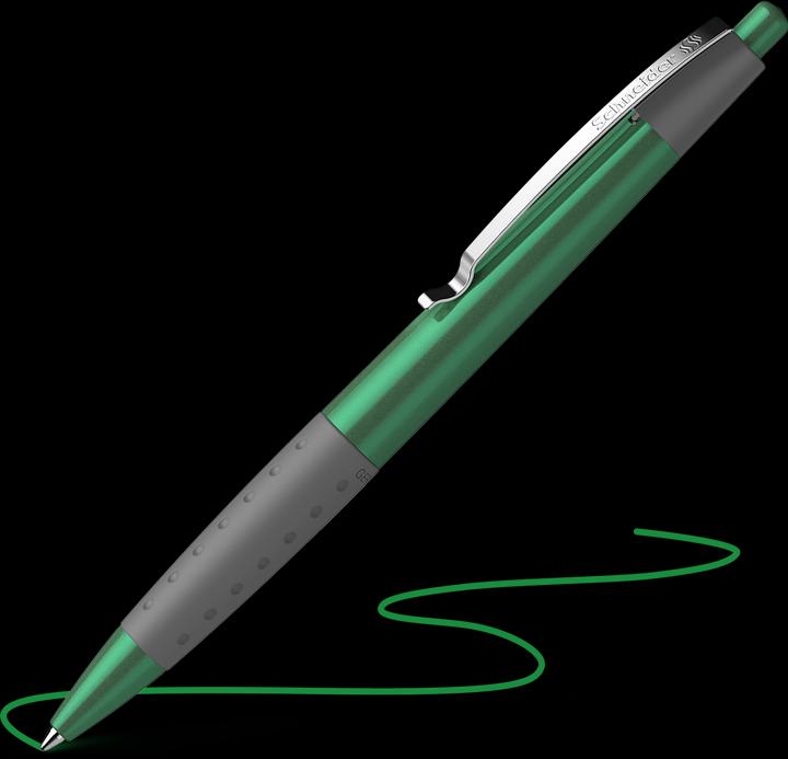 Actual product image Schneider Loox ball pen (Green, 10 x)