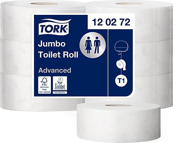 Actual product image kaiserkraft Toilet paper, industrial jumbo roll (6 x)