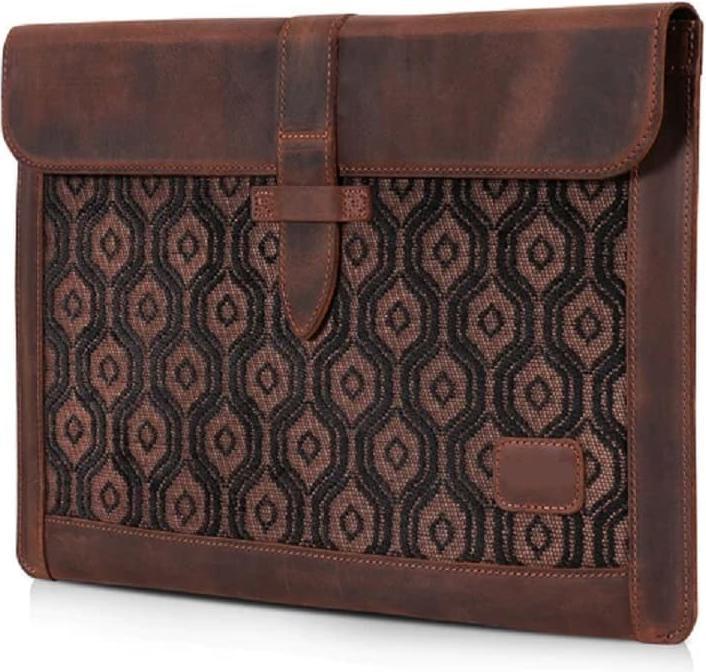Produktbild Only-Bags.Store Ledertasche, Tasche für MacBook Laptop, Computertasche aus Leder - 13