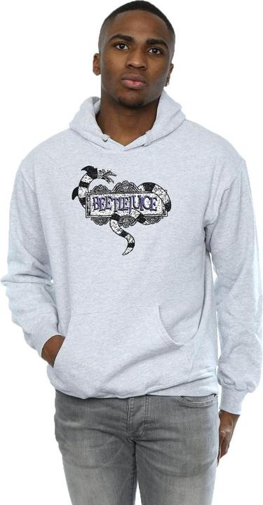 Immagine prodotto Beetlejuice Felpa con cappuccio e logo Sandworm per uomo (S)