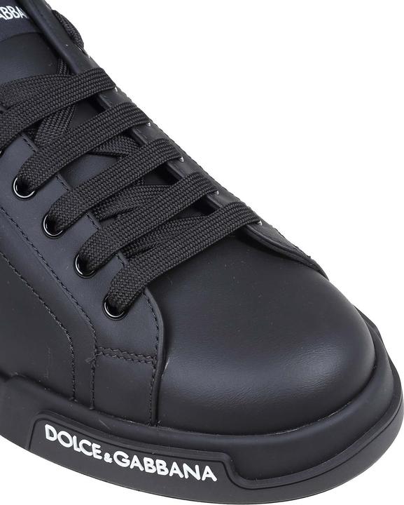 Produktbild Dolce & Gabbana portofino sneakers in black nappa (39)