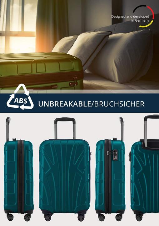 Produktbild Suitline Handgepäck Hartschalen-Koffer (34 l, Handgepäck (bis 50l))