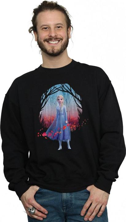 Actual product image Disney Mens Frozen 2 Elsa Find The Way Sweatshirt (S)
