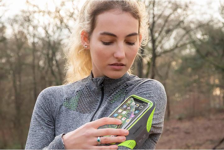 Image du produit Mobiparts Comfort Fit Sport Armband Apple iPhone XR Neon Green