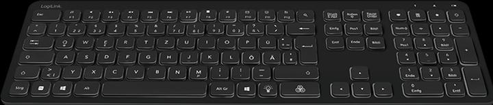 Image du produit LogiLink Clavier Wireless Gaming Black (DE, Sans fil)
