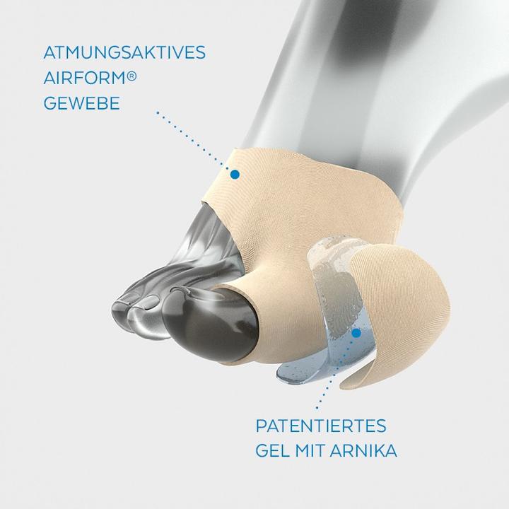 Produktbild Poderm Doppelschutz für Hallux Valgus Ballenzeh & Fusssohlenschmerzen (Druckentlastung, 202.50 ml)