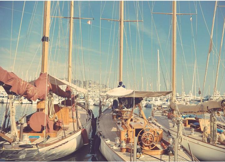 Image du produit Trenddeko Voiliers dans le port (240 x 350 cm)