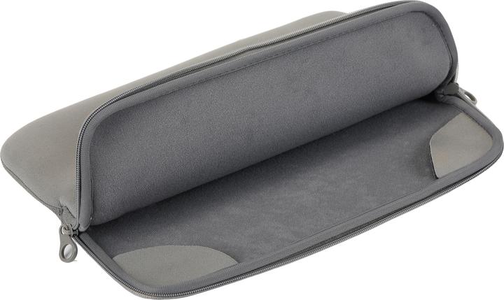 Actual product image Vivanco NEO PRO Notebook Sleeve for 13-14" devices, incl. front compartment, grey, neoprene (14")