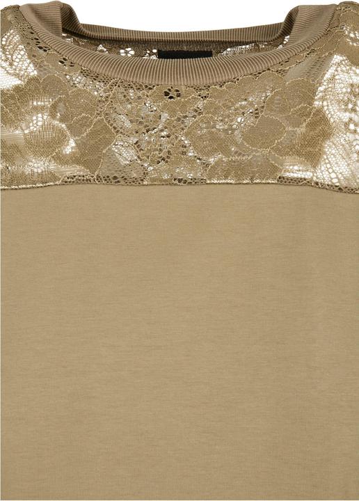 Image du produit Urban Classics Robe tee-shirt en dentelle pour femmes (L)