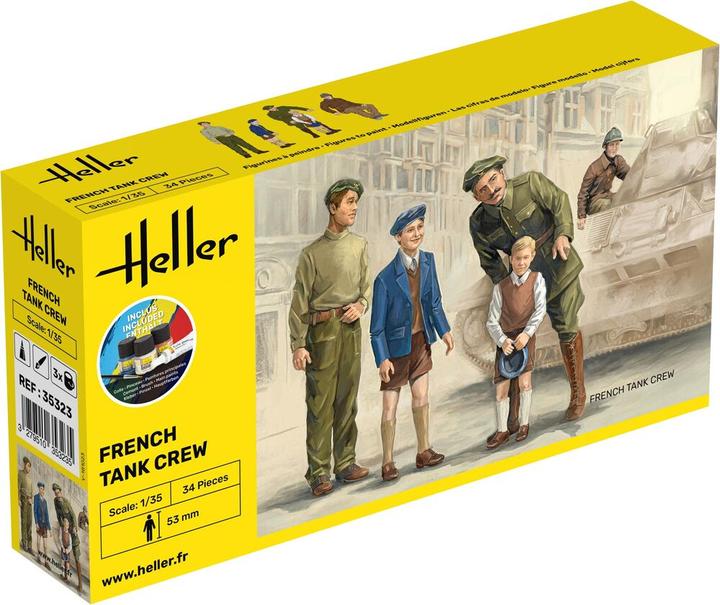 Actual product image Heller STARTER KIT French Tank Crew