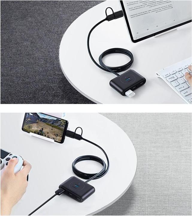 Actual product image Ugreen 40850 (USB-C, USB-A, 4 Ports)