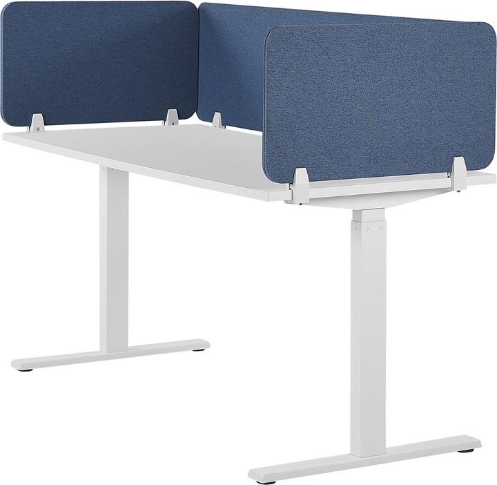 Actual product image Beliani Desk divider blue 72 x 40 cm WALLY (72 x 40 cm)