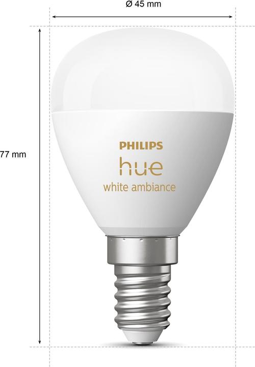 Actual product image Philips Hue White Ambiance Chandelier (E14, 5.10 W, 470 lm, 1 x, F)