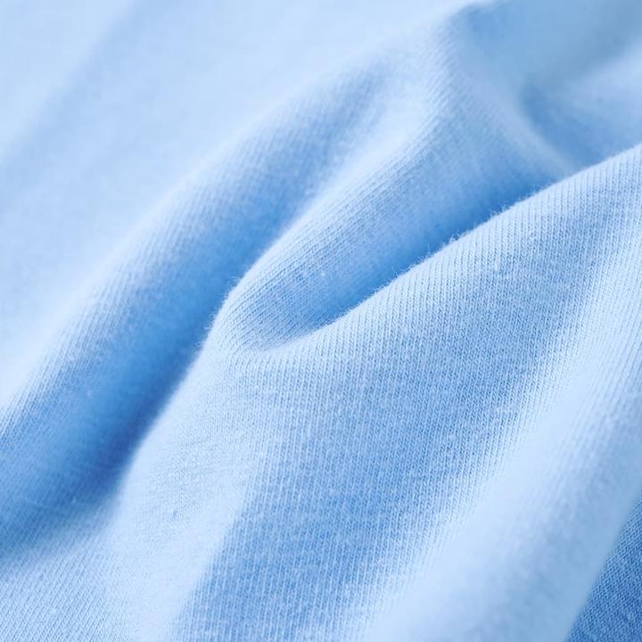 Produktbild VidaXL Kinder-T-Shirt mit Rüschenärmeln Hellblau 128,Material (128)