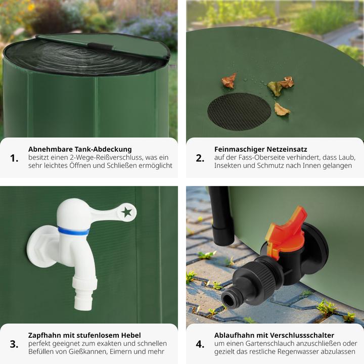 Image du produit tectake Réservoir d'eau de pluie (500 l)