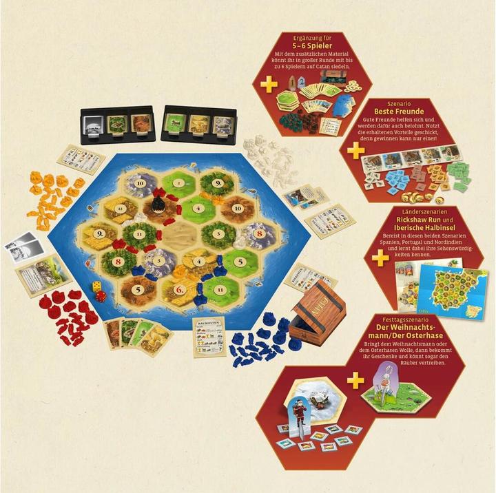 Produktbild Kosmos Catan - Big Box (Deutsch)