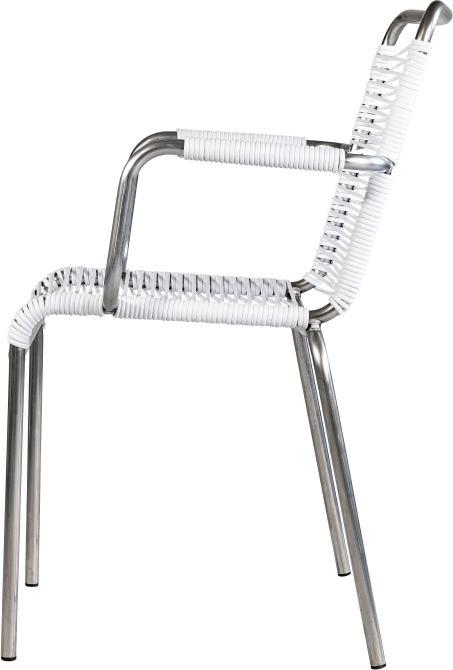 Actual product image Fiam MYA SPAGHETTI ARMLEHNSTUHL Bianco