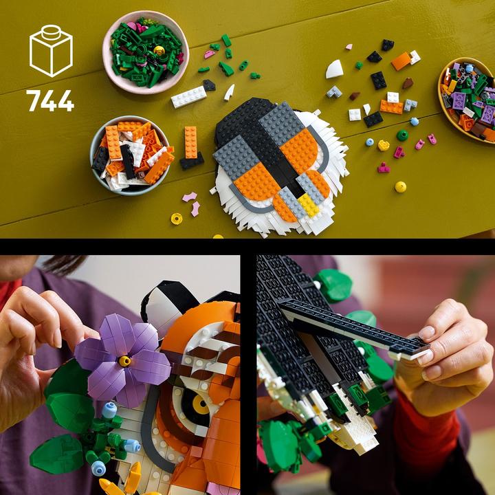 Actual product image LEGO Fauna Collection - Tiger (31217, LEGO Art)