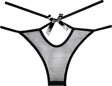 Actual product image Allure Naughty Vanilla Panty - Black (One size)