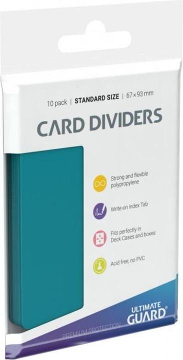 Immagine prodotto Ultimate Guard Separatore di carte formato standard blu petrolio 10