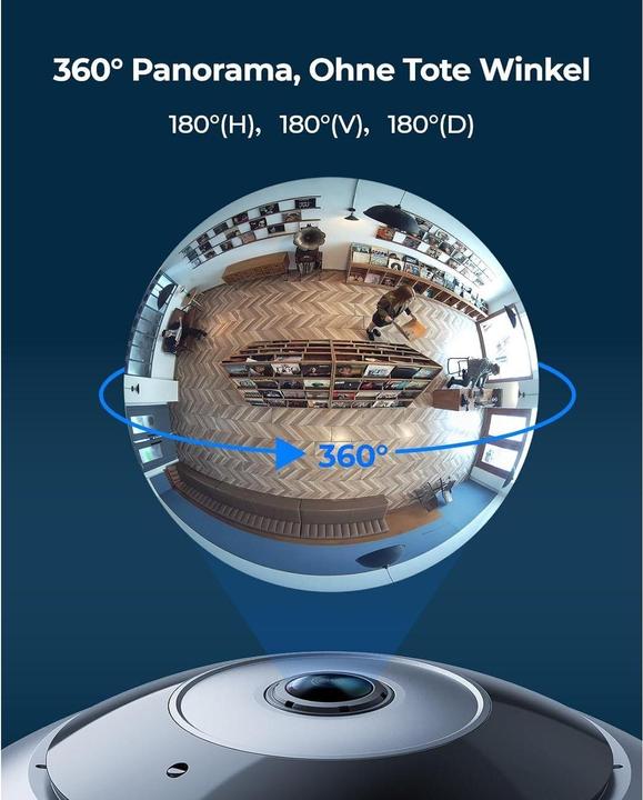 Immagine prodotto Reolink Serie Fisheye W520 WiFi (2560 x 2560 pixel)