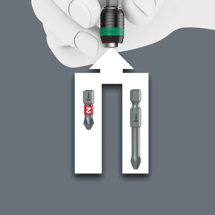 Produktbild Wera Bit-Check 10 Universal 3 SB (Kreuz Phillips PH M2, Kreuz Phillips PH M3, Kreuz Phillips PH M1)