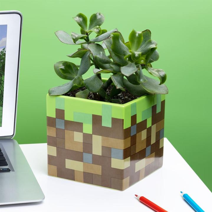 Produktbild Paladone Products Minecraft Grass Block Pen & Plant Pot