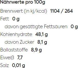 Valeurs nutritives et ingrédients KoRo Mûres blanches bio (1000g) (1000 g)