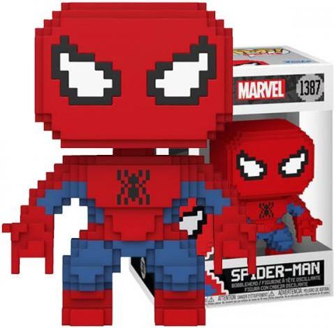 Actual product image Funko Marvel POP! 8-Bit Vinyl Figure Spider-Man 9 cm