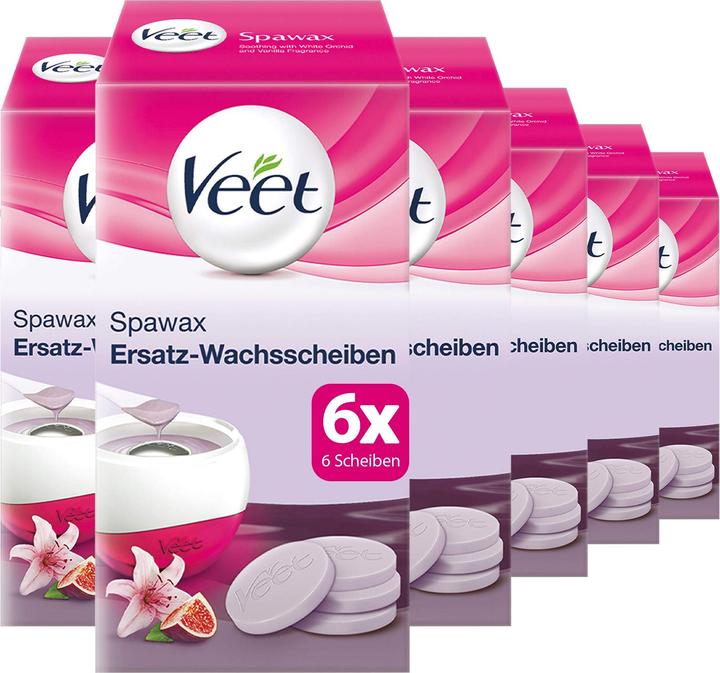 Immagine prodotto Veet Confezione da 6 dischi di cera di ricambio (6 x)