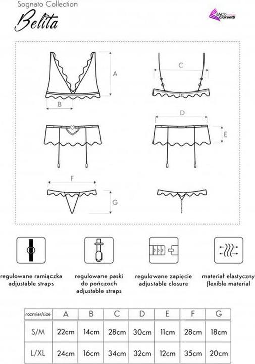 Image du produit Livia Corsetti Ensemble sexy modèle 71708 (L, XL)