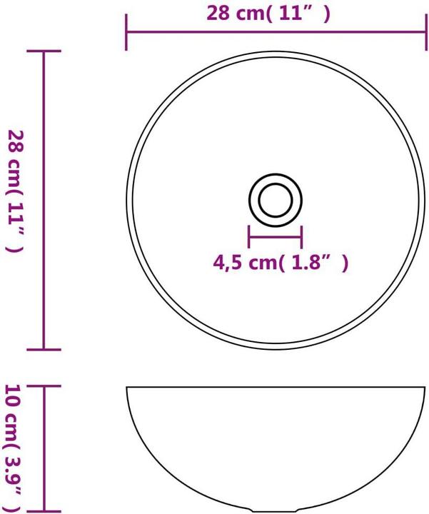 Image du produit VidaXL Oenone (280 mm, 280 mm)