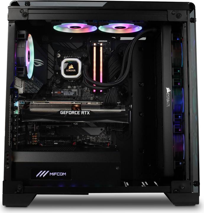 Produktbild Mifcom Spectrum RTX2080S Core i7 (Intel Core i7-9700K, 32 GB, 500 GB, GeForce RTX 2080 Super)