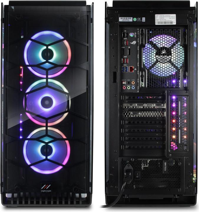 Produktbild Mifcom Spectrum RTX2080S Core i7 (Intel Core i7-9700K, 32 GB, 500 GB, GeForce RTX 2080 Super)
