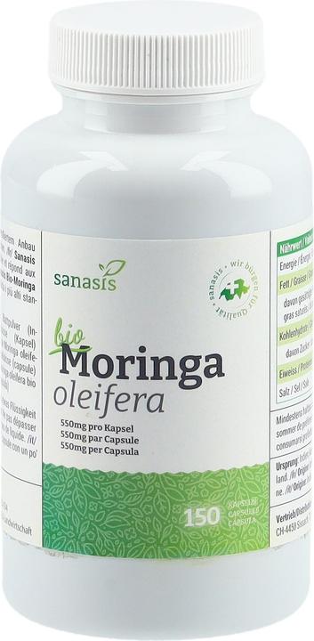 Actual product image Sanasis BIO Moringa (150 pellets) (150 Piece, Capsules, 67.50 g)