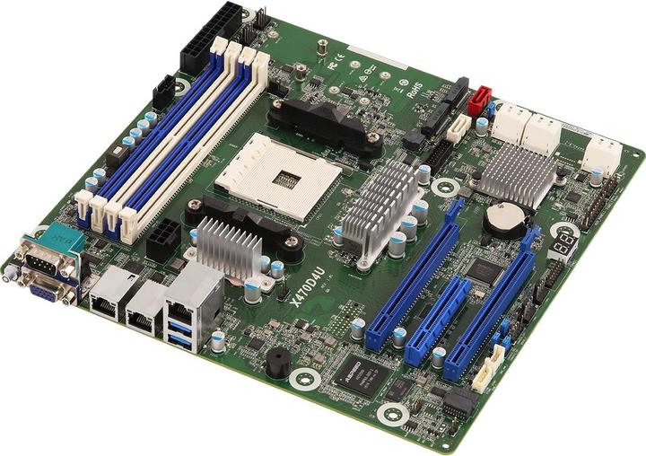 Produktbild AsRock Rack X470D4U (AM4, AMD X470, mATX)