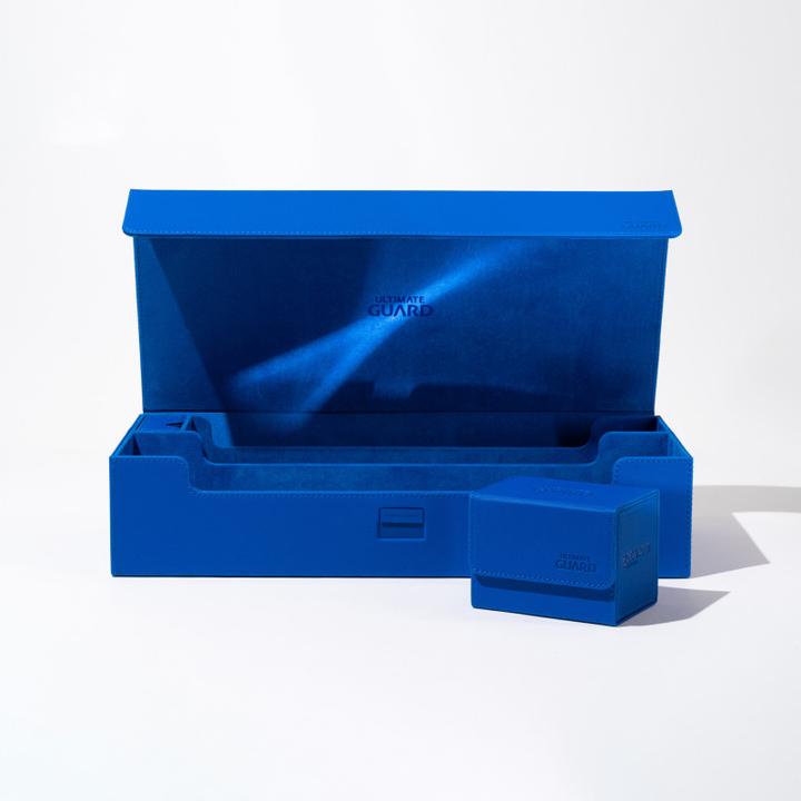 Image du produit Ultimate Guard Boîte à cartes XenoSkin Superhive 550+ Bleu