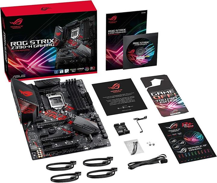 Produktbild ASUS ROG Strix Z390-H Gaming (LGA 1151, Intel Z390, ATX)
