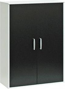 Image du produit Realspace Armoire à portes battantes côtés + dessus/dessous noir 1200 mm x 1000 mm