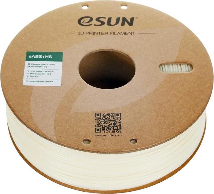 Immagine prodotto eSUN EABS+HS 1.75mm NATURALE 1kg (ABS, 1.75 mm, 1000 g, Trasparente)