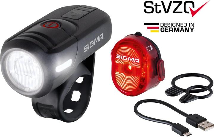Actual product image Sigma Sport Aura 45/Nugget II (45 lm, 45 lm)