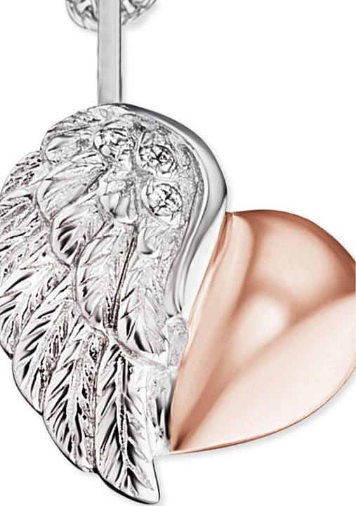 Image du produit Engelsrufer Collier Aile de coeur (Argent 925, 44 cm)