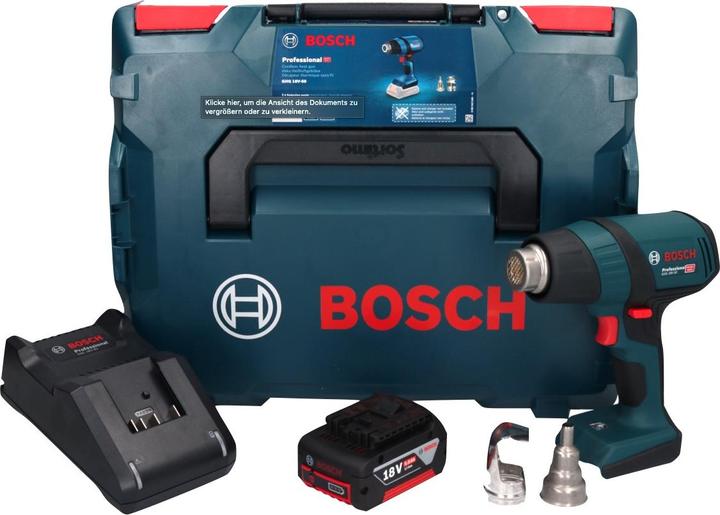 Immagine prodotto Bosch Professional Bosch GHG 18V-50 Soffiatore ad aria calda a batteria professionale 18 V 300° C / 500° C + 1x