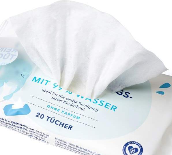 Produktbild dm babylove Händereinigungstücher (20 Stück)