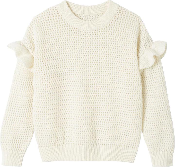 Actual product image Vertbaudet Girls' jumper with flounces (128)