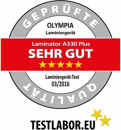 Actual product image Olympia Laminator A 330 Plus (75 - 125 µm, A4, A3, A3+, A4+)