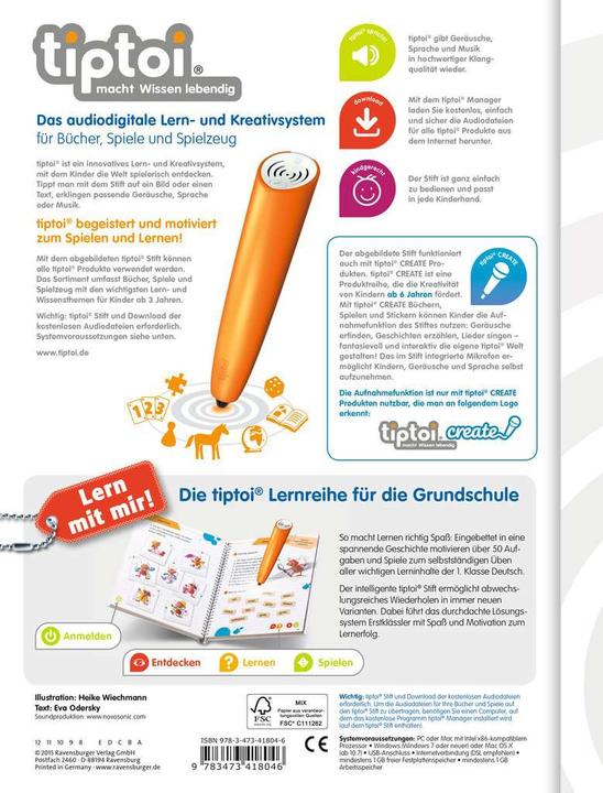 Produktbild tiptoi Deutsch 1. Klasse (Deutsch)