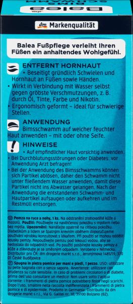 Produktbild dm Balea Bimsschwamm