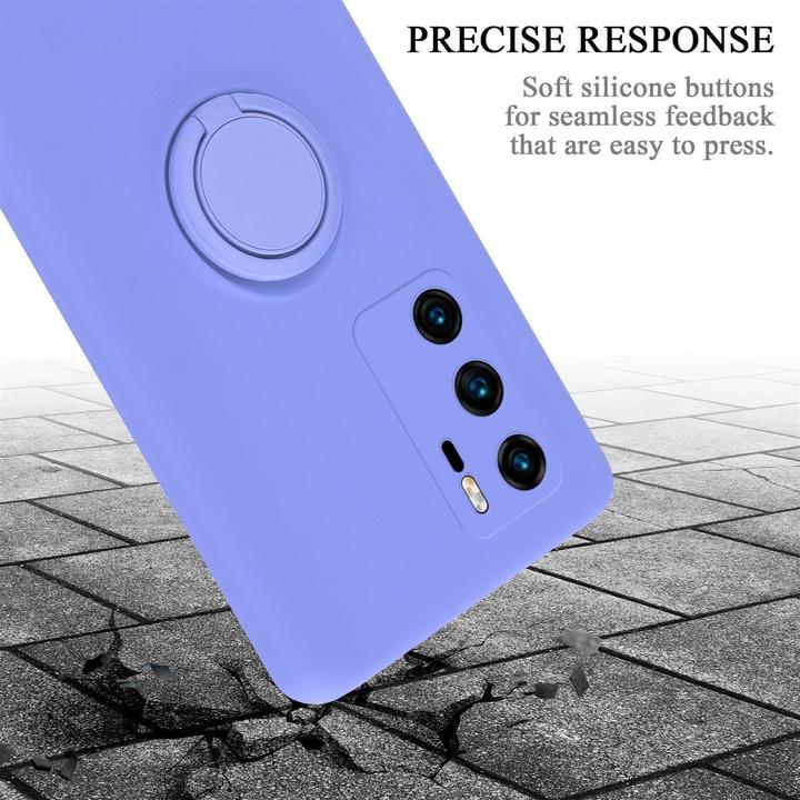Productafbeelding Cadorabo TPU Vloeibare Ring Silicone Hoesje (Huawei P40)
