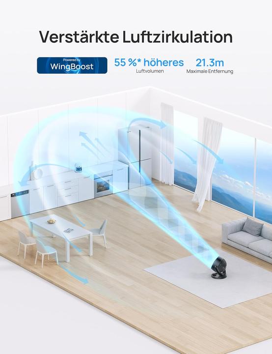 Actual product image Dreo Tischventilator (28 dB)
